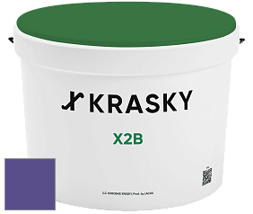 Краска X2B X Krasky глубокоматовая краска для потолков цвет NCS S 3555-R60B 