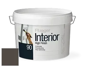 Краска Flugger Interior High Finish 90 акриловая глянцевая эмаль цвет 4348 
