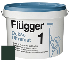Краска Flugger Dekso 1 ультраматовая краска цвет RAL 6009 
