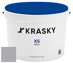 Краска X5 X Krasky матовая краска для стен и потолков цвет NCS S 3005-R50B 
