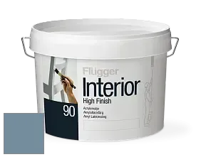 Краска Flugger Interior High Finish 90 акриловая глянцевая эмаль цвет NCS S 4020-R90B 