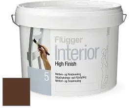 Краска Flugger Interior High Finish 5 матовая акриловая краска-грунт цвет RAL 8011 