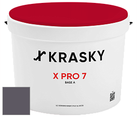 Краска X Pro 7 X Krasky матовая краска для стен и потолков цвет NCS S 7010-R50B 