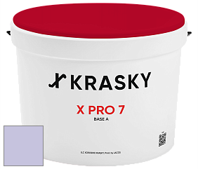 Краска X Pro 7 X Krasky матовая краска для стен и потолков цвет 3445 
