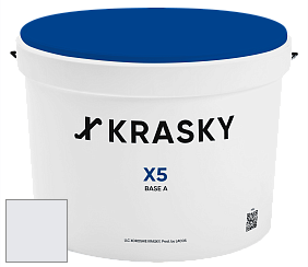 Краска X5 X Krasky матовая краска для стен и потолков цвет NCS S 0603-R60B 