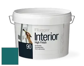 Краска Flugger Interior High Finish 90 акриловая глянцевая эмаль цвет NCS S 5040-B40G 