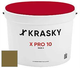 Краска X Pro 10 X Krasky матовая краска для стен и потолков цвет NCS S 5040-G80Y 
