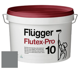 Краска Flugger Flutex Pro 10 матовая моющаяся краска цвет RAL 9023 