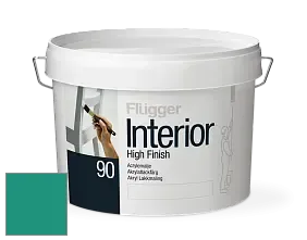 Краска Flugger Interior High Finish 90 акриловая глянцевая эмаль цвет NCS S 3050-B80G 