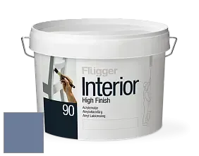 Краска Flugger Interior High Finish 90 акриловая глянцевая эмаль цвет RAL 5014 