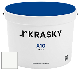 Краска X10 X Krasky шелковисто-матовая краска для стен и потолков цвет 5491 