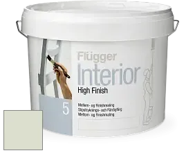 Краска Flugger Interior High Finish 5 матовая акриловая краска-грунт цвет NCS S 1005-G50Y 