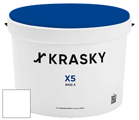Краска X5 X Krasky матовая краска для стен и потолков цвет NO.76 
