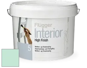 Краска Flugger Interior High Finish 5 матовая акриловая краска-грунт цвет NCS S 0520-B90G 