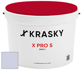 Краска X PRO 5 X Krasky матовая краска для стен и потолков цвет NCS S 1015-R60B 