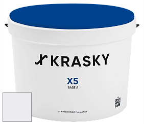 Краска X5 X Krasky матовая краска для стен и потолков цвет 5451 