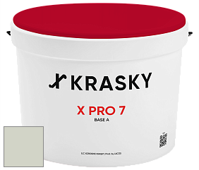 Краска X Pro 7 X Krasky матовая краска для стен и потолков цвет NCS S 1505-G50Y 