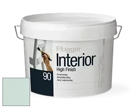 Краска Flugger Interior High Finish 90 акриловая глянцевая эмаль цвет NCS S 1010-B90G 