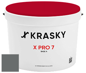 Краска X Pro 7 X Krasky матовая краска для стен и потолков цвет NCS S 6502-B50G 