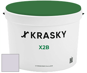Краска X2B X Krasky глубокоматовая краска для потолков цвет NCS S 1010-R50B 