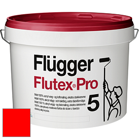 Краска Flugger Flutex Pro 5 матовая краска цвет RAL 3026 
