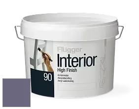 Краска Flugger Interior High Finish 90 акриловая глянцевая эмаль цвет RAL 4012 