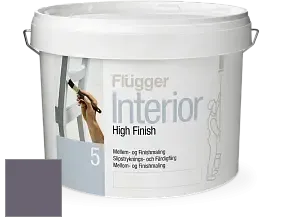 Краска Flugger Interior High Finish 5 матовая акриловая краска-грунт цвет 5458 
