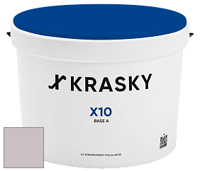 Краска X10 X Krasky шелковисто-матовая краска для стен и потолков цвет 5425 