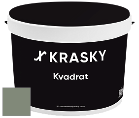 Краска X2B Kvadrat X Krasky матовая краска для потолков глубокого чёрного цвета цвет RAL 7033 