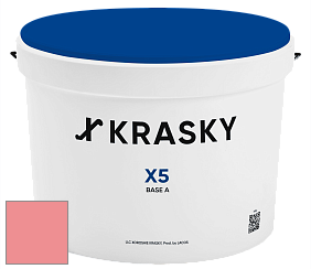 Краска X5 X Krasky матовая краска для стен и потолков цвет NCS S 0550-R 
