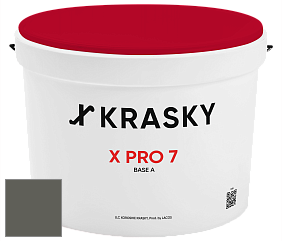 Краска X Pro 7 X Krasky матовая краска для стен и потолков цвет 5328 