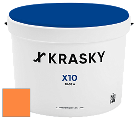 Краска X10 X Krasky шелковисто-матовая краска для стен и потолков цвет 1368 