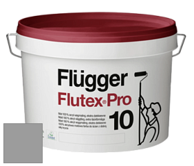 Краска Flugger Flutex Pro 10 матовая моющаяся краска цвет RAL 9022 