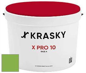 Краска X Pro 10 X Krasky матовая краска для стен и потолков цвет NCS S 1070-G30Y 