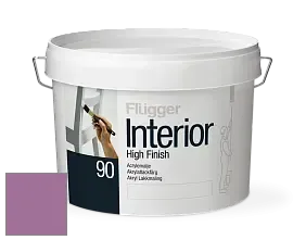 Краска Flugger Interior High Finish 90 акриловая глянцевая эмаль цвет NCS S 3040-R40B 