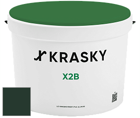 Краска X2B X Krasky глубокоматовая краска для потолков цвет RAL 6009 