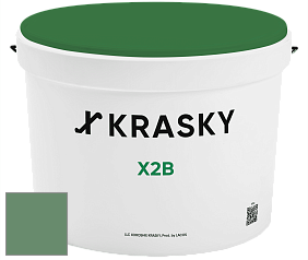 Краска X2B X Krasky глубокоматовая краска для потолков цвет NCS S 4030-G10Y 