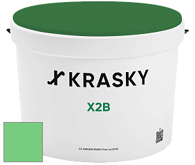 Краска X2B X Krasky глубокоматовая краска для потолков цвет NCS S 0560-G10Y 