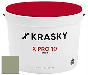 Краска X Pro 10 X Krasky матовая краска для стен и потолков цвет 4527 