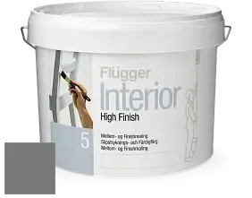 Краска Flugger Interior High Finish 5 матовая акриловая краска-грунт цвет NCS S 6000-N 