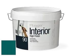Краска Flugger Interior High Finish 90 акриловая глянцевая эмаль цвет NCS S 5540-B40G 