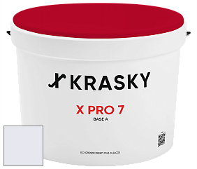 Краска X Pro 7 X Krasky матовая краска для стен и потолков цвет NCS S 0507-R60B 