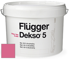 Краска Flugger Dekso 5 матовая краска цвет 1427 