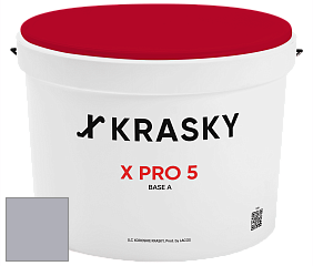 Краска X PRO 5 X Krasky матовая краска для стен и потолков цвет 5474 