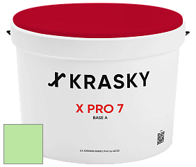 Краска X Pro 7 X Krasky матовая краска для стен и потолков цвет 1515 