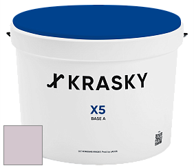 Краска X5 X Krasky матовая краска для стен и потолков цвет 4414 