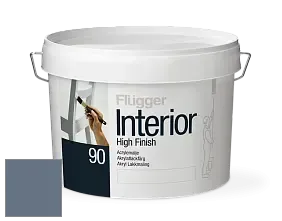 Краска Flugger Interior High Finish 90 акриловая глянцевая эмаль цвет 4457 