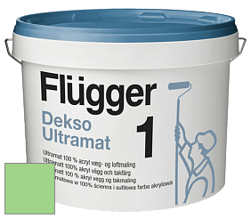 Краска Flugger Dekso 1 ультраматовая краска цвет NCS S 0550-G20Y 