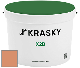 Краска X2B X Krasky глубокоматовая краска для потолков цвет NCS S 2040-Y50R 