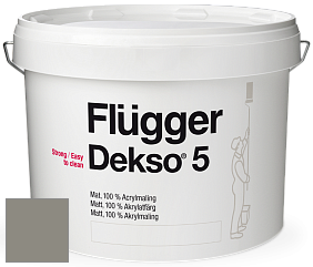 Краска Flugger Dekso 5 матовая краска цвет 5337 